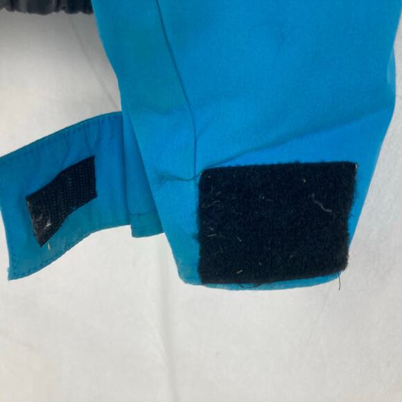 VTG Powderhorn Goose Down Jacket Mens M Blue Gray Colorblock Mountains Snow USA - Picture 13 of 16